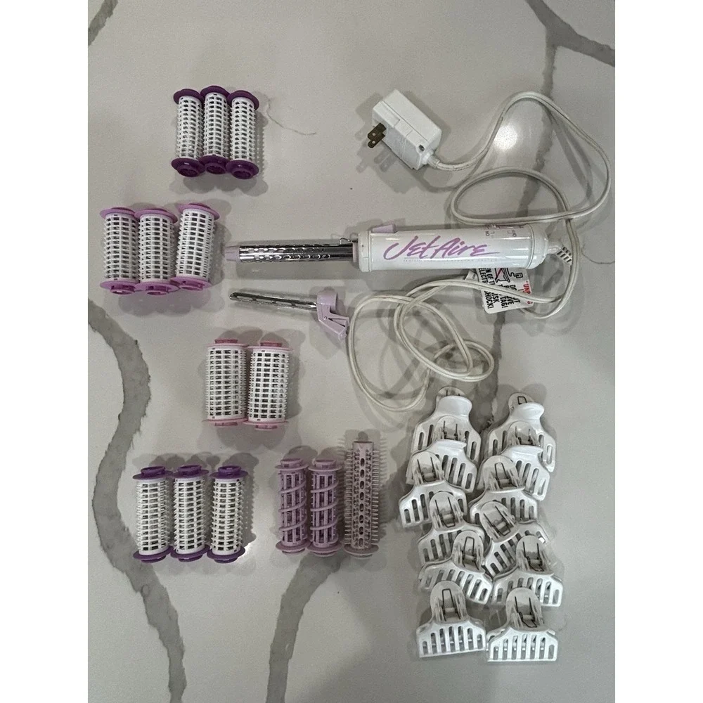 Jet Aire 4in1 Hair Styling System Hot Air Curling Iron Roller Incomplete Tested